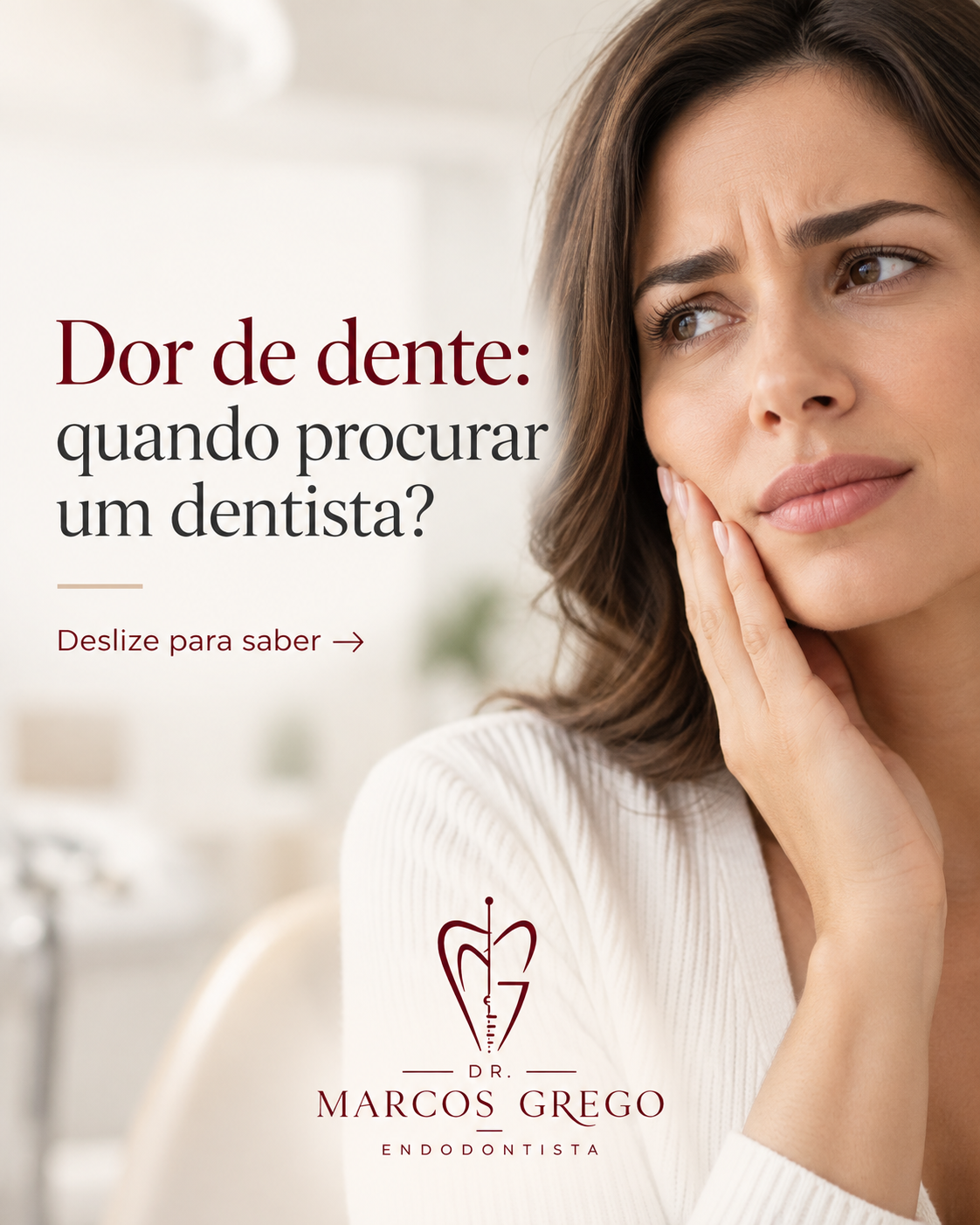 Pessoa com dor de dente